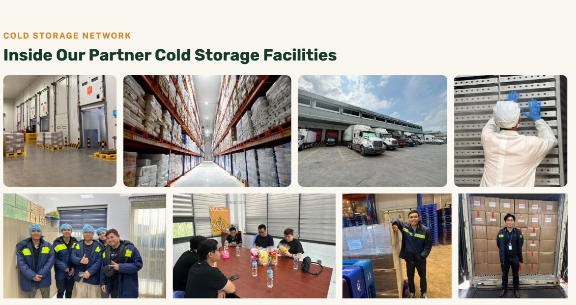 Partner cold storage network
